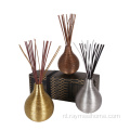 zilveren fles aroma diffuser cadeaet set